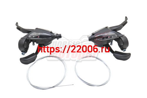 Шифтер/тормозная ручка 3ск.(левая)+ 7ск.(правая) (+тросы)