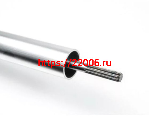 Труба (штанга) для триммера с валом 7 шлицов (зубов), диаметр штанги 26мм, длина 736мм