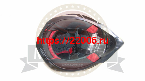 Шлем кроссовый YM-211 "YAMAPA", черно-белый, черно-розовый, размер S детский фото 2