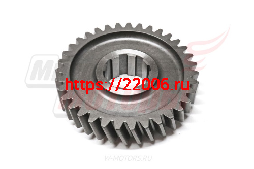 Шестерня среднего редуктора ведущая Z=35 8 шлицов HOWO (199014320136) фото 2 Шестерня среднего редуктора ведущая Z=35 8 шлицов HOWO (199014320136) фото 2