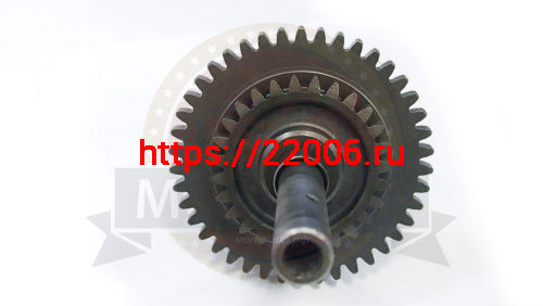 Вал Урал кикстартера в сборе с шестерней (реставрация) фото 3