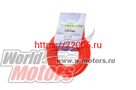 Леска триммерная (3,0*15м) TRIMMER LINE с картонной этикеткой (квадрат) Леска триммерная (3,0*15м) TRIMMER LINE с картонной этикеткой (квадрат)