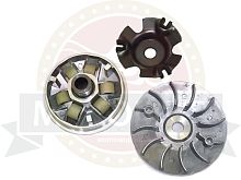 Вариатор передний 4х такт GY6-125/150 в сборе (052QMI0-1001000L0) (НАБОР)