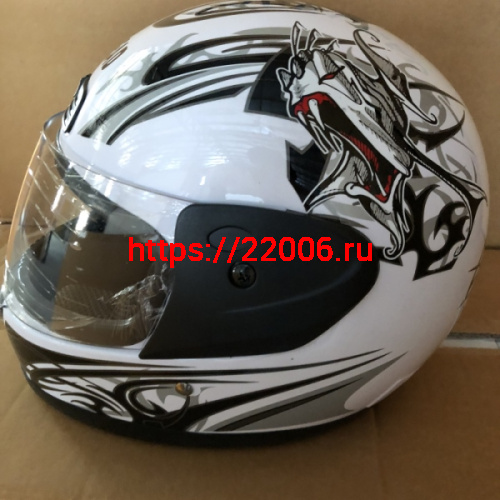 Шлем интеграл "Safelead" HF-109 NEW белый(Q09), красный(Q09), синий (Q24), черный (Q27) размер S фото 2