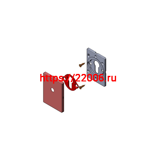 Накладка Fuaro (Фуаро) на шток цилиндра ESC.O.RL/K.486 (ESC 486-O RL) CP хром (1шт.) фото 2 Накладка Fuaro (Фуаро) на шток цилиндра ESC.O.RL/K.486 (ESC 486-O RL) CP хром (1шт.) фото 2
