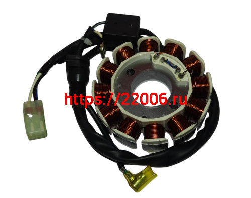 Зажигание Баджадж Боксер 150 голое (без маховика) (статор 12 катушек) PF351069 (аналог) Зажигание Баджадж Боксер 150 голое (без маховика) (статор 12 катушек) PF351069 (аналог)