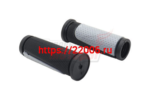 Ручки руля вело 90мм (пара) чёрно-серые
