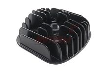 Головка цилиндра F80 ЧЁРНАЯ (прямое отверстие под свечу)