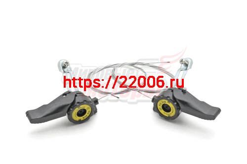 Шифтер (манетка) 3ск.х7ск. "Fu Jia" с тросами (комплект) Шифтер (манетка) 3ск.х7ск. "Fu Jia" с тросами (комплект)