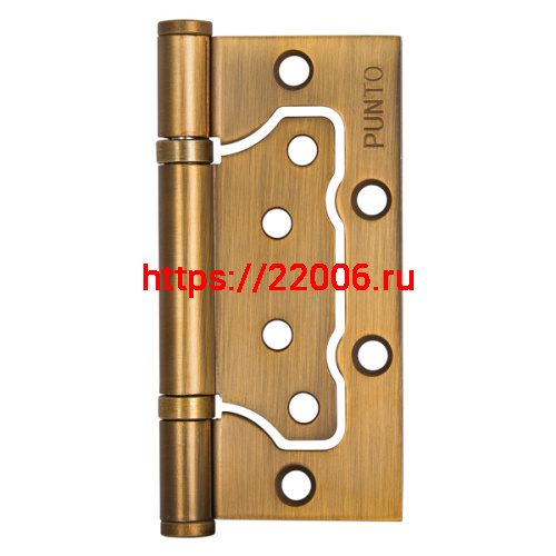 Петля Punto (Пунто) универсальная без врезки IN4200W-HD CF (200-2B/HD 100x2,5) кофе