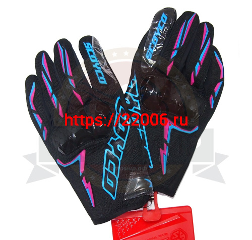 Перчатки SCOYCO (оригинал) MC-101, синие, р-р XL Перчатки SCOYCO (оригинал) MC-101, синие, р-р XL