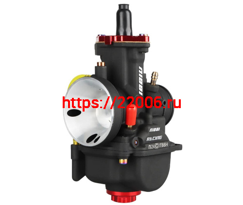 Карбюратор NIBBI Racing PWK24 (YJ), реком.двиг. 50-125 см3 (вход/выход 24 и 50 мм) фото 3 Карбюратор NIBBI Racing PWK24 (YJ), реком.двиг. 50-125 см3 (вход/выход 24 и 50 мм) фото 3