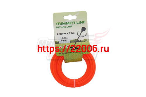 Леска триммерная (2,0*15м) TRIMMER LINE с картонной этикеткой (круглая) Леска триммерная (2,0*15м) TRIMMER LINE с картонной этикеткой (круглая)