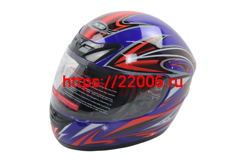 Шлем CONCORD XZF07 синий "S,M,L,XL,XXL" (интеграл)