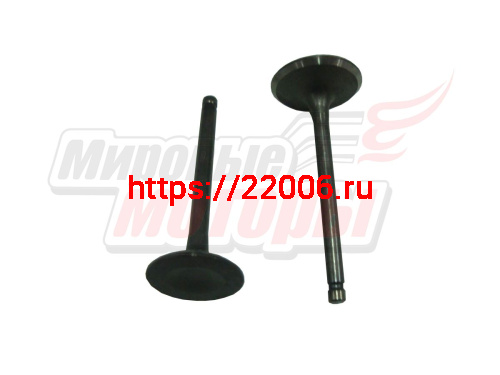 Клапаны (впуск/выпуск) 157QMJ (GY6-150) (d-23/27.8 L-65.4/65.8) Клапаны (впуск/выпуск) 157QMJ (GY6-150) (d-23/27.8 L-65.4/65.8)