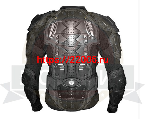 Защита тела мото SCOYCO AM02-2 - "черепаха", черная, р-р 4XL фото 2