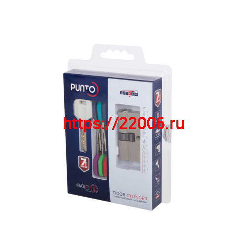 Цилиндровый Punto (Пунто) механизм MaxPro7000Key60mm(25+10+25) SN никель 7key фото 3