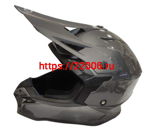 Шлем кроссовый COBRA EC H337, серый титан, размер XL фото 3