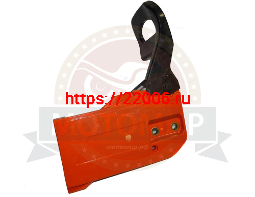 Тормоз цепи в сборе б/п Цыганка 45, 52 (крышка тормоза цепи в сборе) Тормоз цепи в сборе б/п Цыганка 45, 52 (крышка тормоза цепи в сборе)