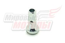 Ниппель вело для спиц 14мм сталь/хром