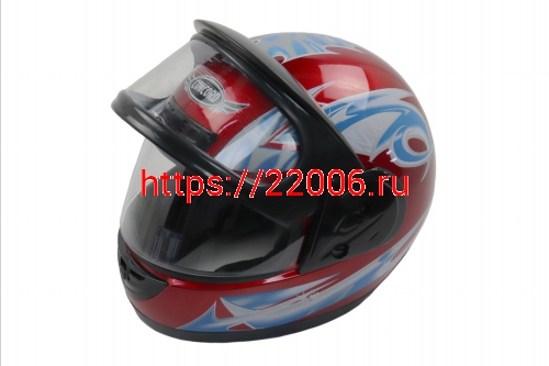 Шлем CONCORD XZF01 красный "L(59-60)" (интеграл) фото 2