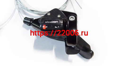 Шифтер-триггер MicroSHIFT Mezzo TS71-8 (3*8 скорости) аналог ALIVIO, ACERA фото 2