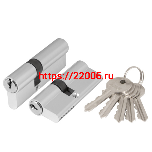 Цилиндровый Ajax (Аякс) механизм (AX100/60) AX1000Key60 (25+10+25) CP хром Цилиндровый Ajax (Аякс) механизм (AX100/60) AX1000Key60 (25+10+25) CP хром