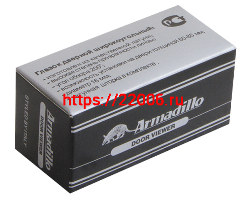 Глазок Armadillo (Армадилло) дверной, стеклянная оптика DVG1, 16/35х60 SG Мат. золото фото 2 Глазок Armadillo (Армадилло) дверной, стеклянная оптика DVG1, 16/35х60 SG Мат. золото фото 2