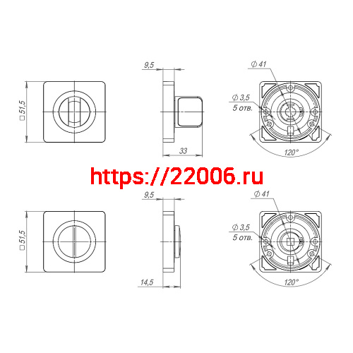 Ручка Ajax (Аякс) поворотная BK6.K.JK51 (BK6 JK) ABG-6 зелёная бронза фото 3 Ручка Ajax (Аякс) поворотная BK6.K.JK51 (BK6 JK) ABG-6 зелёная бронза фото 3