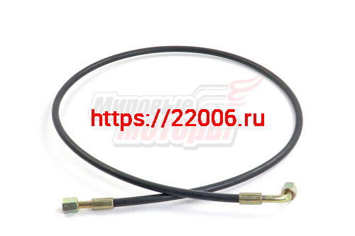 Шланг подъема кабины L=1060 одноколенный HOWO (WG9719820006) Шланг подъема кабины L=1060 одноколенный HOWO (WG9719820006)