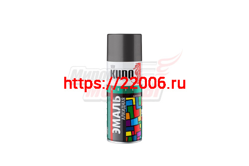Краска аэрозоль черная глянцевая (KU-1002) KUDO (520мл) Краска аэрозоль черная глянцевая (KU-1002) KUDO (520мл)