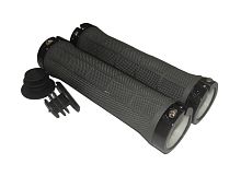 Грипсы для велосипеда 130мм, нейлоновые накладки, серые