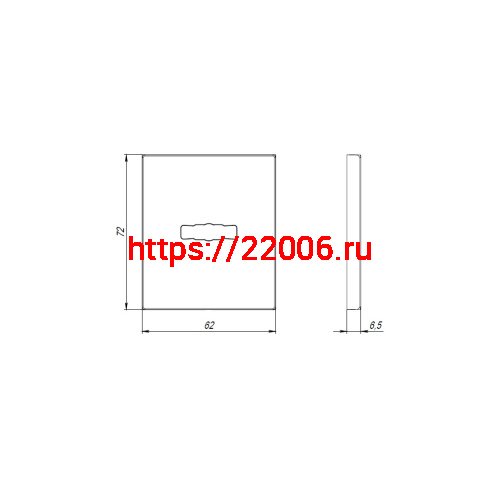 Накладка Armadillo (Армадилло) на сувальдный замок ESC.S-auto.USS/K (PS Protector/USS) CP хром фото 3