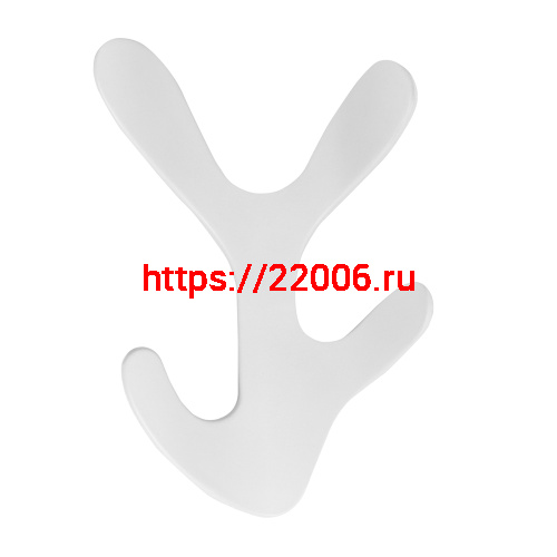 Крючок Ajax (Аякс) настенный MB-LM/K-005 WH белый фото 5 Крючок Ajax (Аякс) настенный MB-LM/K-005 WH белый фото 5