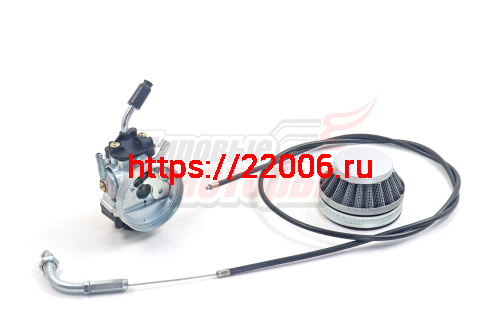 Карбюратор с воздушным фильтром, с тросом газа ТЮНИНГ F50/F80