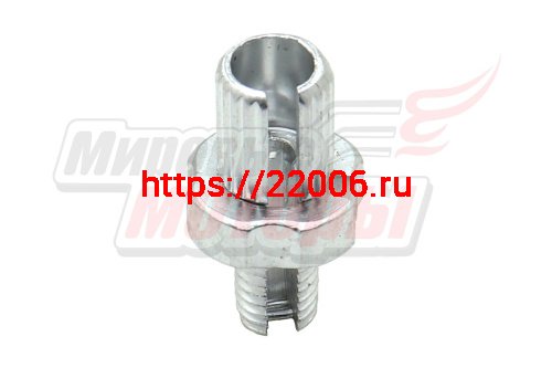 Болт натяжения троса в тормозную ручку d=7 мм Болт натяжения троса в тормозную ручку d=7 мм