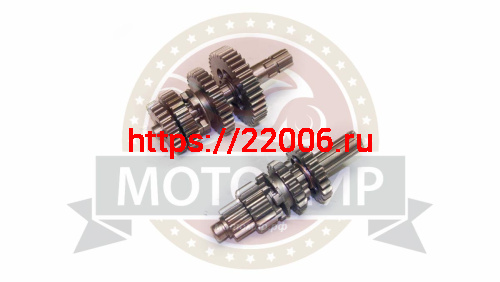 Коробка в сборе Альфа, Сигма 125 см3 Коробка в сборе Альфа, Сигма 125 см3