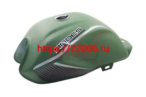 Бензобак Alpha ANDES зеленый матовый Бензобак Alpha ANDES зеленый матовый