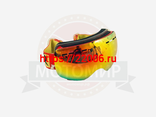 Очки NORTH WOLF YH659 (CARRYON)  горнолыжные красные