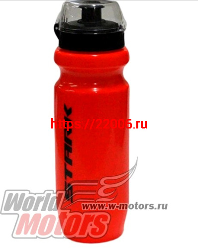 Фляжка питьевая 600 мл " STARK" (пластик) КРАСНАЯ Фляжка питьевая 600 мл " STARK" (пластик) КРАСНАЯ