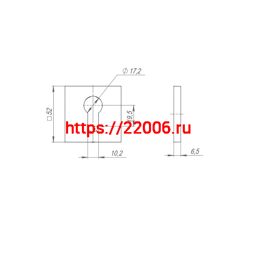 Накладка Ajax (Аякс) под цилиндр ET.K.JS51 (ET JS) SN-3 матовый никель фото 3 Накладка Ajax (Аякс) под цилиндр ET.K.JS51 (ET JS) SN-3 матовый никель фото 3